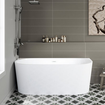 Baignoire de trempage autoportante 66,9 x 30,7 x 23,6 po