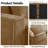 5-Seat Modular L Shape Velvet Sectional Compression Sofa, No Assembly Required with French Edge Piping-1499566196