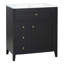 Meuble-lavabo autoportant de 30 pouces avec lavabo, armoire moderne à 3 tiroirs et tablette réglable-121708989