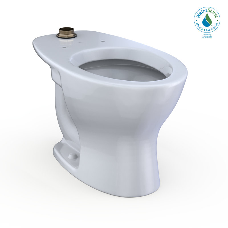 TOTO® TORNADO FLUSH® Commercial Flushometer Floor-Mounted Universal Height Toilet, Elongated, Cotton White