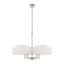 Lustre géométrique 5 lumières à abat-jour Aickel-22375425