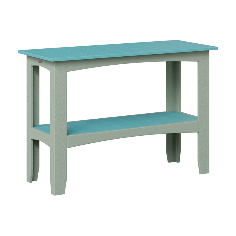 Outdoor Bar Table, Seafoam, Aruba Blue