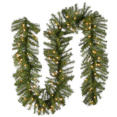 Couronne de sapin 36 po avec 100 lumières claires Norwood 36 UL, 550 pointes
