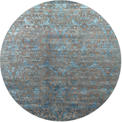 Tapis oriental brun / bleu Paulis