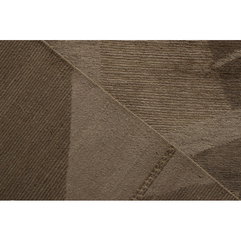 Handmade Silk and Wool Area Rug