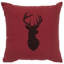 Coussin Wooded River Image - Silhouette de cerf - albâtre de coton-1555525292