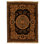 Hand Knotted Wool Area Rug in Black