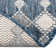 Blue Traliccio Indoor/Outdoor Trellis Rug
