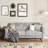 Upholstered Square Arm Sofa-1339825261