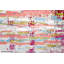 Hand -Painted Acrylic Painting Print in Pink