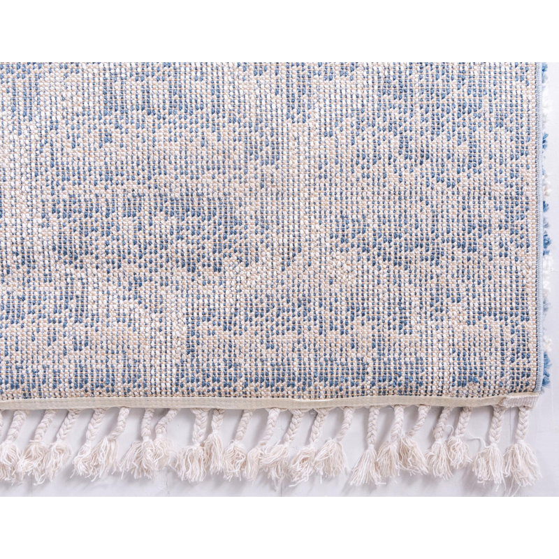 Burriss Geometric Shag Area Rug, Rectangle 66 x 91cm