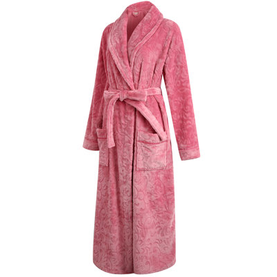 Fleece Girl / Woman+ Mid-Calf Bathrobe with Pockets