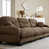 Brown+2 Seat+2Ottoman