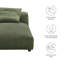 Chaise longue rembourrée en velours côtelé Solace-101323714