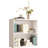 2-Tier Bookshelf Storage Shelves, 23.7 Inch Open Shelf Bookcase, Floor Standing Unit Wooden Bookcase Storage Organizer,Retro-1095879804