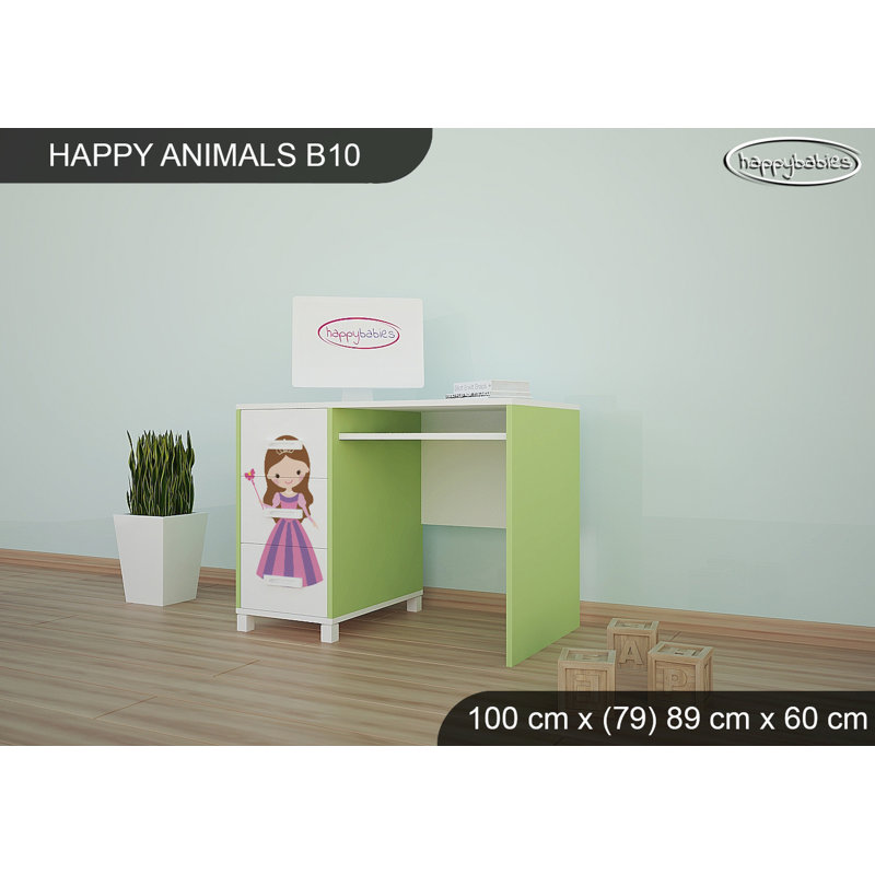 100cm Writing Desk, Green