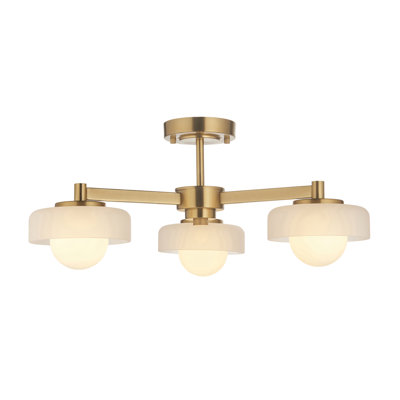 Bossca 3-Light Semi Flush Mount