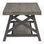 Table basse à tréteaux avec rangement Isakson-23263914