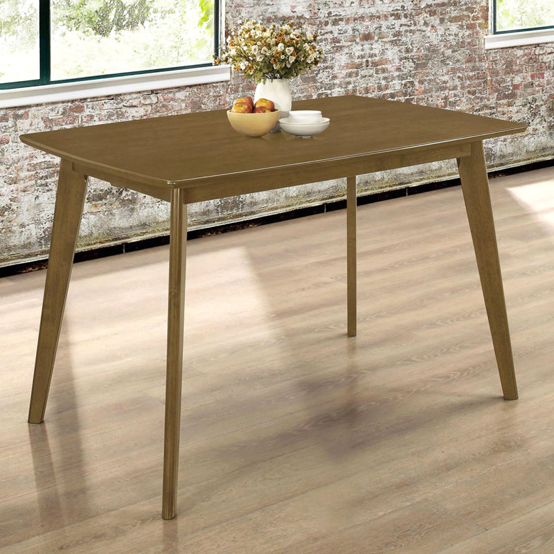 Table de salle à manger rétro avec pieds en angle