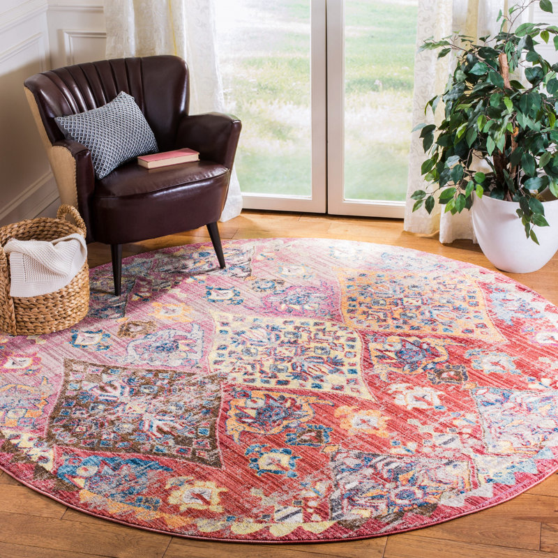 Culross Performance Ikat Rug, Round 7'