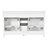 Chezkel 60'' Double Bathroom Vanity With Two Pop-up Drain-148285457