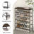Rustic Style Metal Shoe Rack