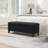 47.5" Storage Ottoman, Storage Bench With Safety Close Hinge, Linen Button-Tufted Ottoman For Living Room, Entryway, Hallway, Foot Rest, Support 500Lbs