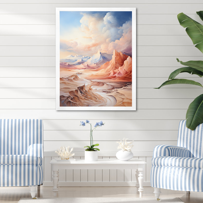 «Beach Photo Sunkissed Sands II», reproduction sur toile encadrée, H 32 po x l 16 po x P 1 po, Blanc