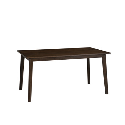 Eickhoff 6-Person Rectangular Solid Wood Dining Table