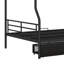 Lit superposé double au-dessus de grand lit double avec 2 tiroirs-110438563