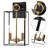 14.5in 2-light Dusk To Dawn Dark Bronze Finish Brass Outdoor Wall Lantern