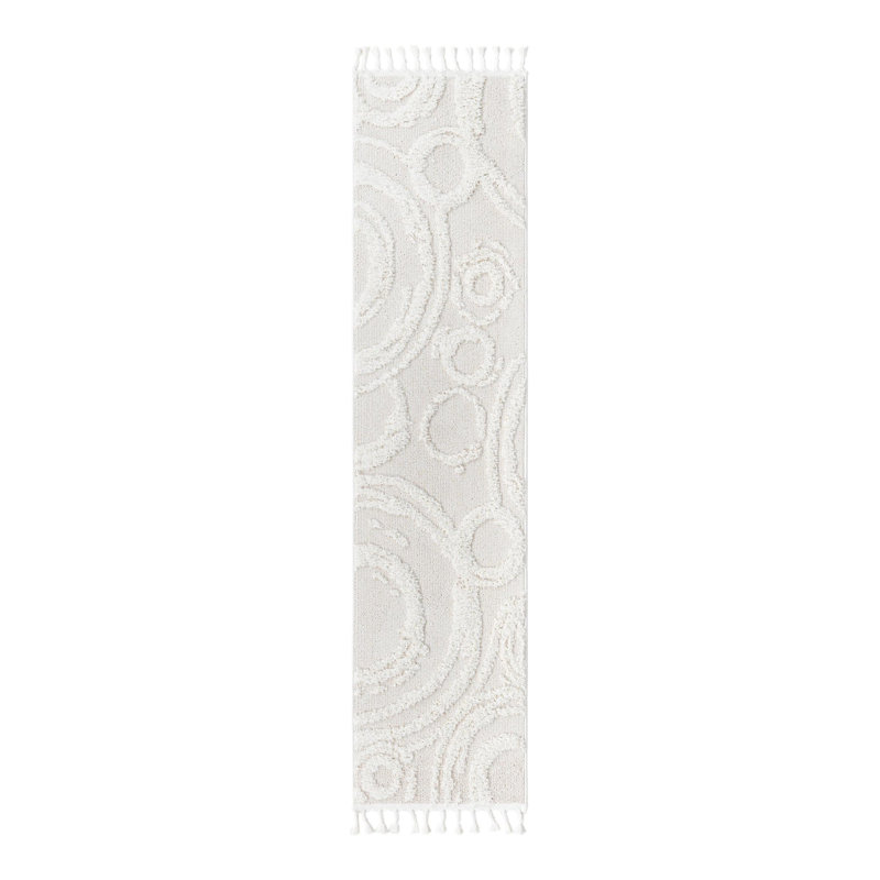 Dequantae Abstract Indoor Rug, Runner 2'7" x 12'