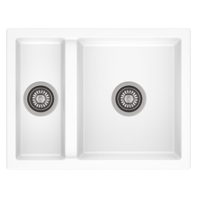 Toulon 1.5 GS - Modern compact 1.5 bowl granite sink