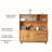 63-inch Solid Cypress Standard Pantry Cabinet