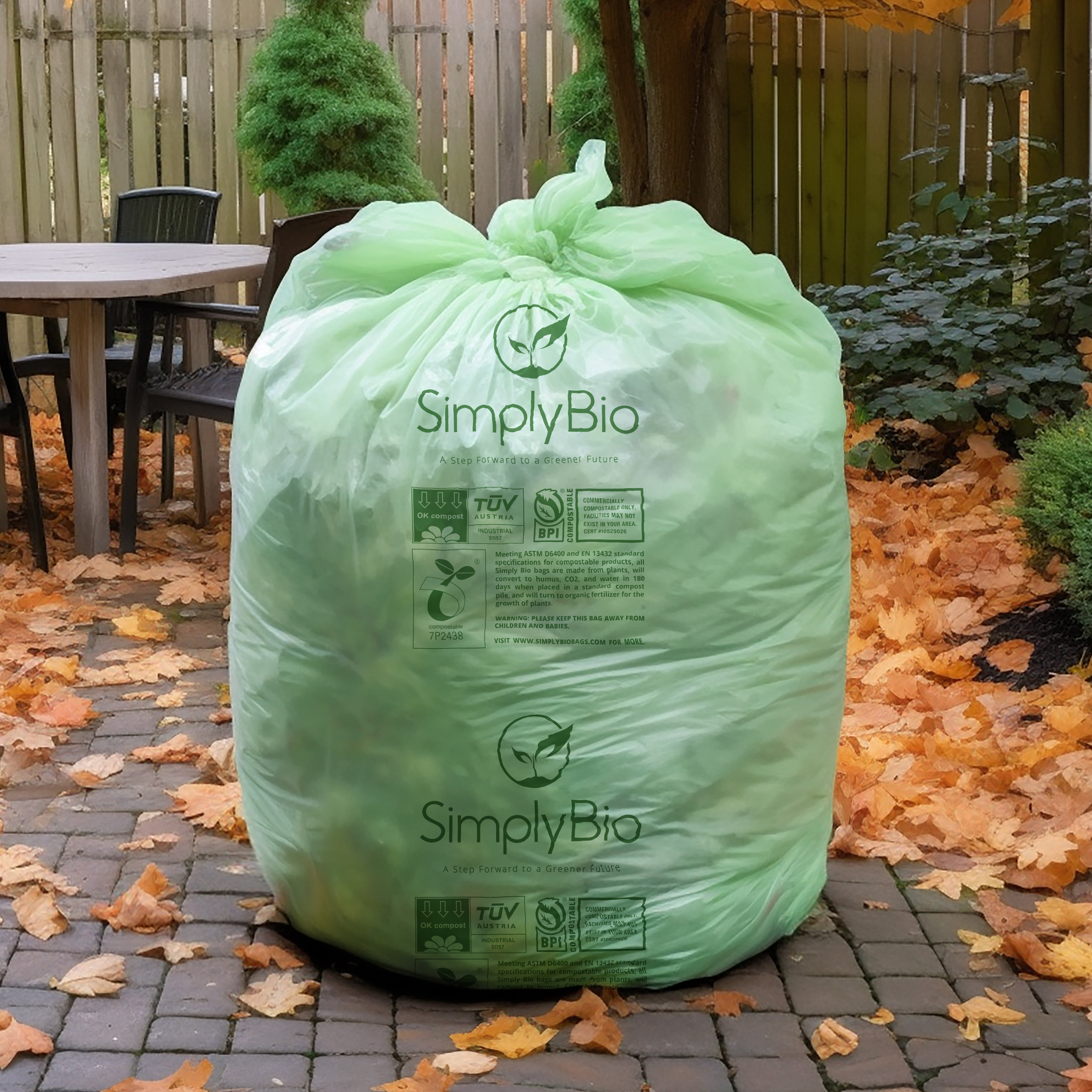 3 Rolls Small Trash Bags - 60 Counts Durable 4 Gallon Small