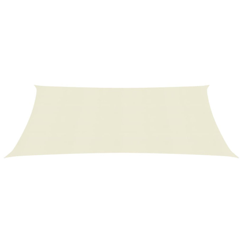 Atsabe 3m x 4m Rectangular Shade Sail, Cream, 4m x 3m