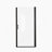 Pivot Shower Door With Aluminum Frame-125293294