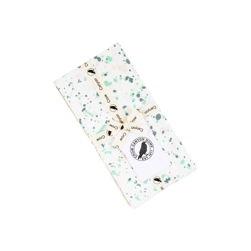Crow Canyon Catalina Napkins, Mint Hibiscus