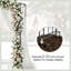 7.3ft Black Iron Garden Arbour
