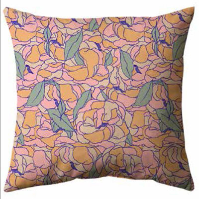 Allon Floral Square Cushion