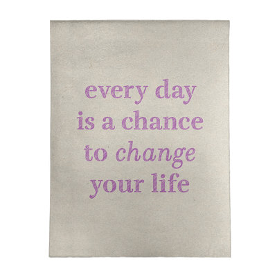 Quotes Chenille Indoor Rug