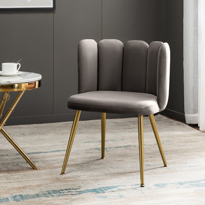 Chaise d'appoint Easthampton, Polyester gris