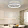20'' Modern LED Ceiling Fan with Light and Remote Control