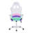Techni Sport Adjustable Reclining Ergonomic Swiveling PC & Racing Game Chair in Kawaii