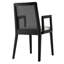 Chaise de salle à manger en bois et rotin Monarch-102521187