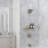 PowerShot 8-in Curved 3-Function Showerhead -50015737
