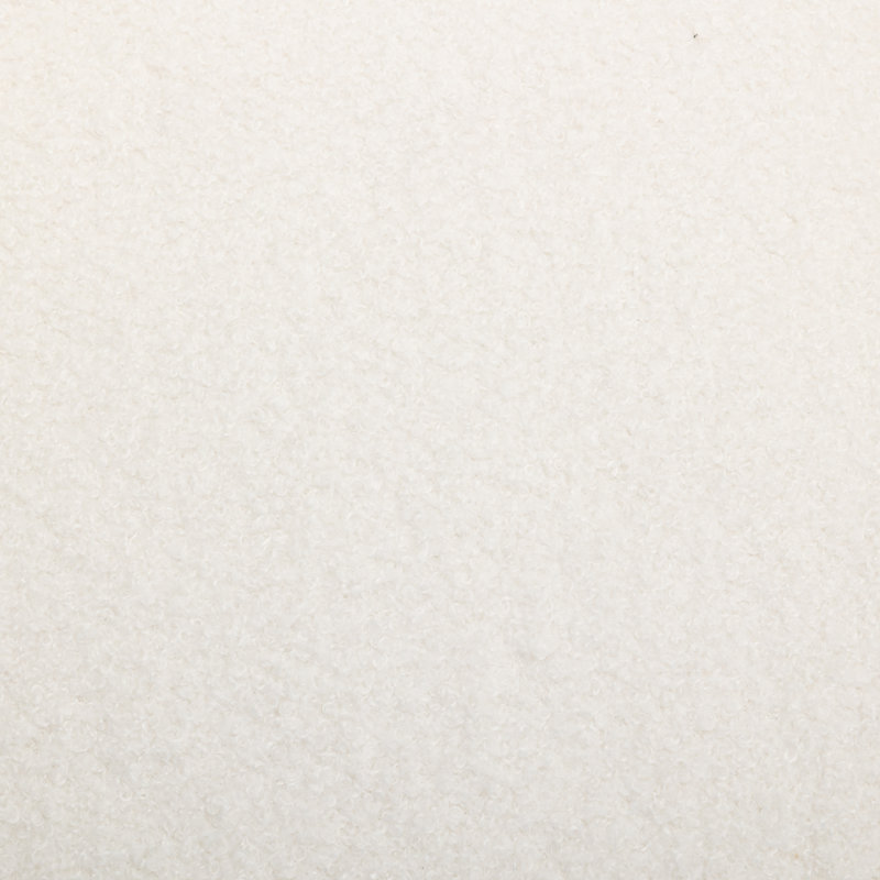 Fauteuil pivotant rembourré Katherline, Blanc / Blanc
