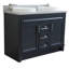 Ensemble de meuble-lavabo double 49 po Rouleau-1294142521