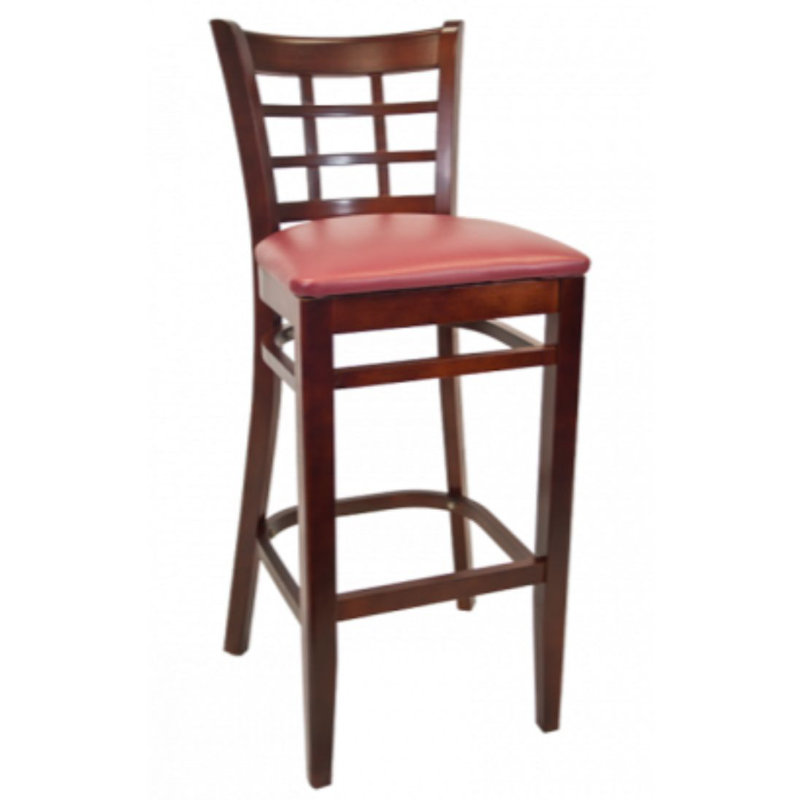 Tabouret de bar 29 po, Noyer, Bourgogne