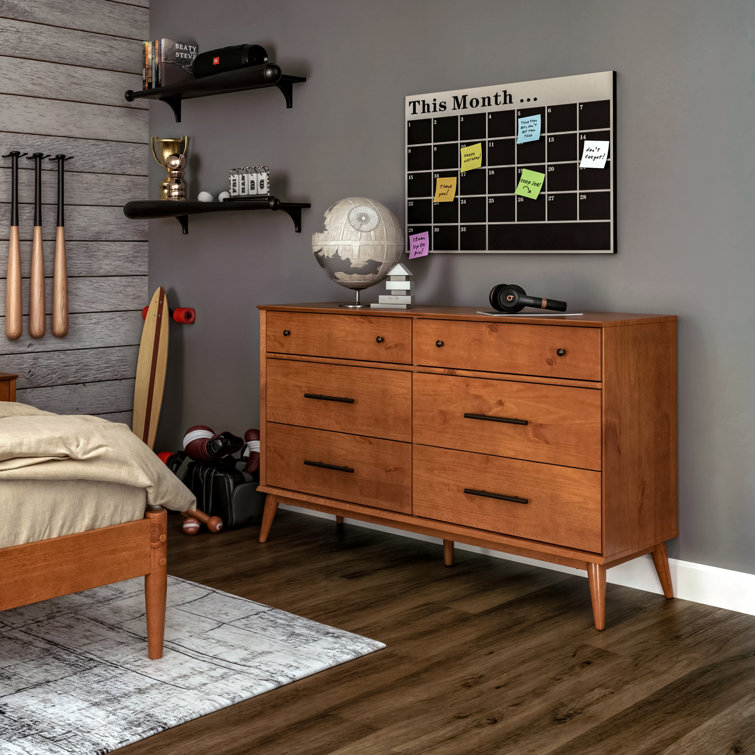 Ashlie 6-drawer double chest of drawers